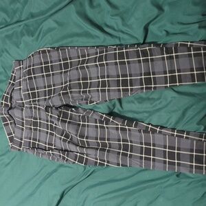 Torrid Plaid Ankle Length Leggings- Black and Gray Size 1X